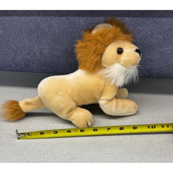 Vintage Nanco 9" Laying Plush Lion Cat Stuffed Animal Toy King of the Jungle - Picture 6 of 7